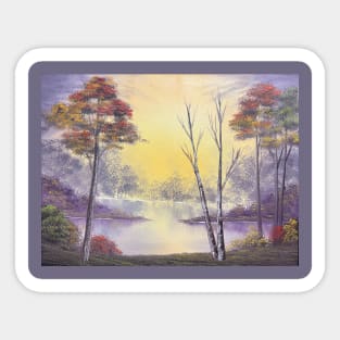 Splendor of Autumn Sticker